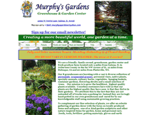 Tablet Screenshot of murphysgardens.com